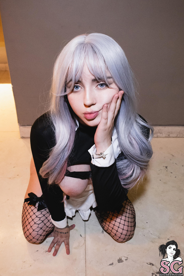 'Big Tits Maid' with Neveska via Suicide Girls - Pic #14