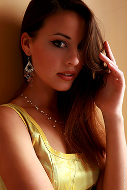 'Lorena Yellow for Nakedby' with Lorena via nakedby.com