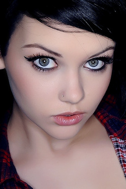 'Mellisa Clarke in Sexy Black Lace' with Mellisa Clarke via mellisa-clarke.com