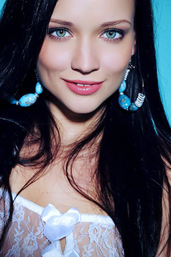 'Marica A in Sininen via EternalDesire' with Marica A via Met-Art