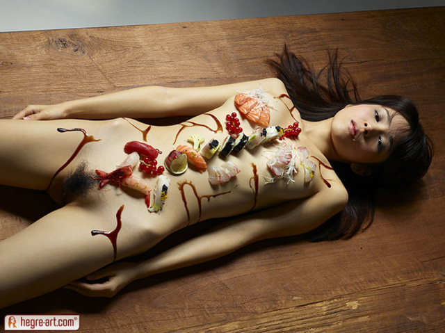 'Lulu By Petter Hegre In Sushi' with Lulu via Hegre-Art - Pic #6