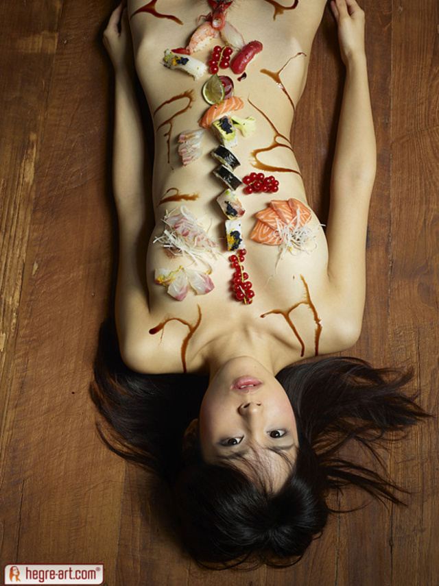'Lulu By Petter Hegre In Sushi' with Lulu via Hegre-Art - Pic #12