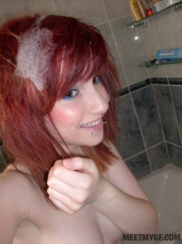 'Redhead Emo Girl' with  via meetmygf.com - Pic #3