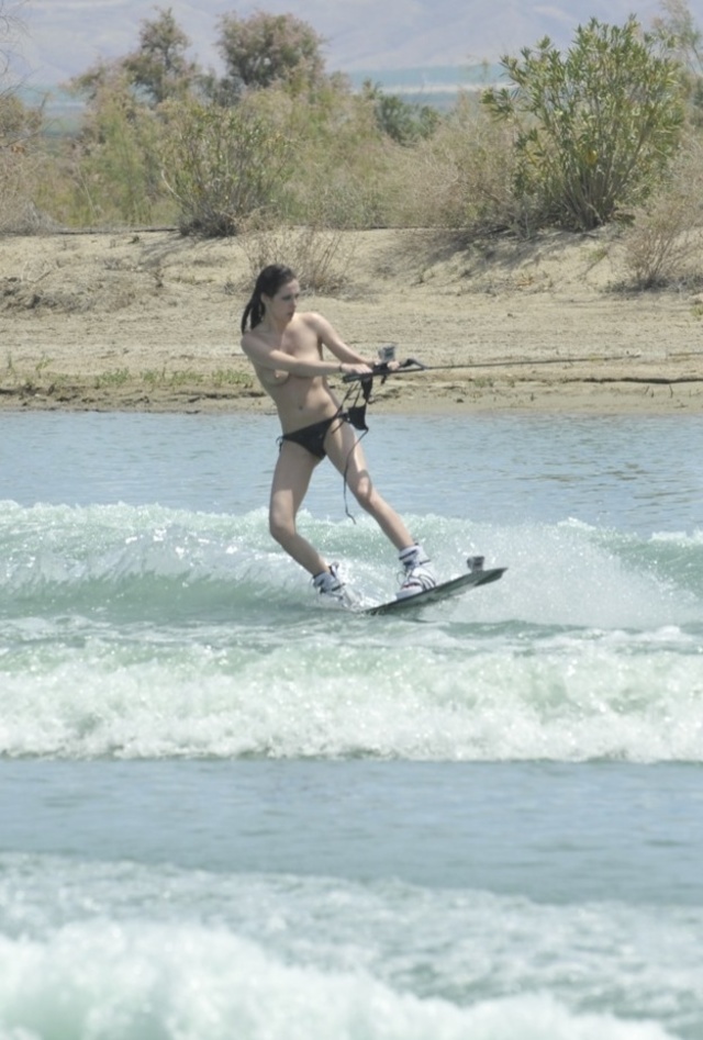 'Naked WakeBoarding' with Playboys Badass Girls via playboy.tv - Pic #13