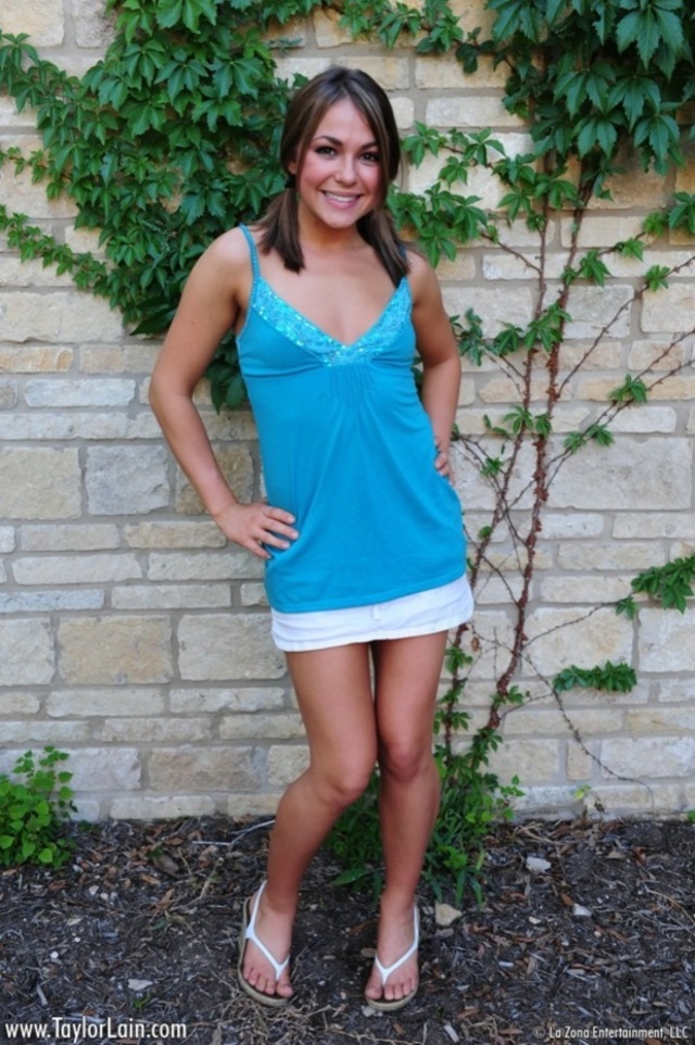 'Taylor Lain By The Wall' with  via taylorlain.com - Pic #1