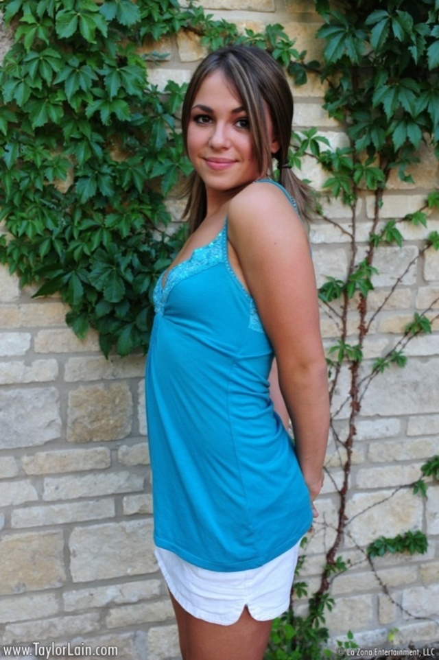 'Taylor Lain By The Wall' with  via taylorlain.com - Pic #2