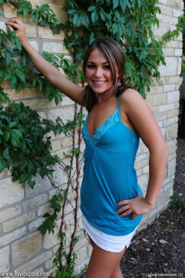 'Taylor Lain By The Wall' with  via taylorlain.com - Pic #3