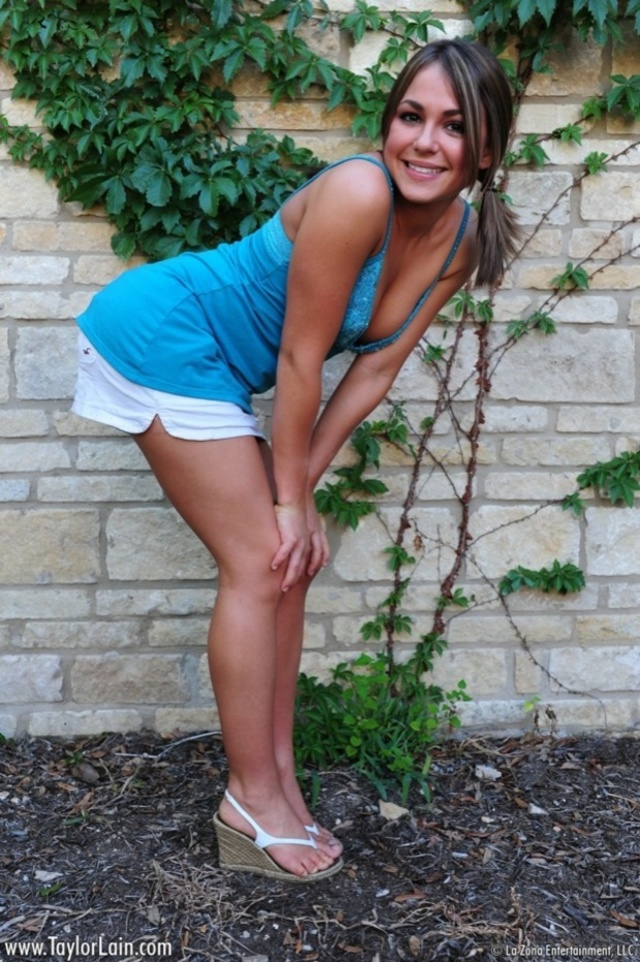 'Taylor Lain By The Wall' with  via taylorlain.com - Pic #4