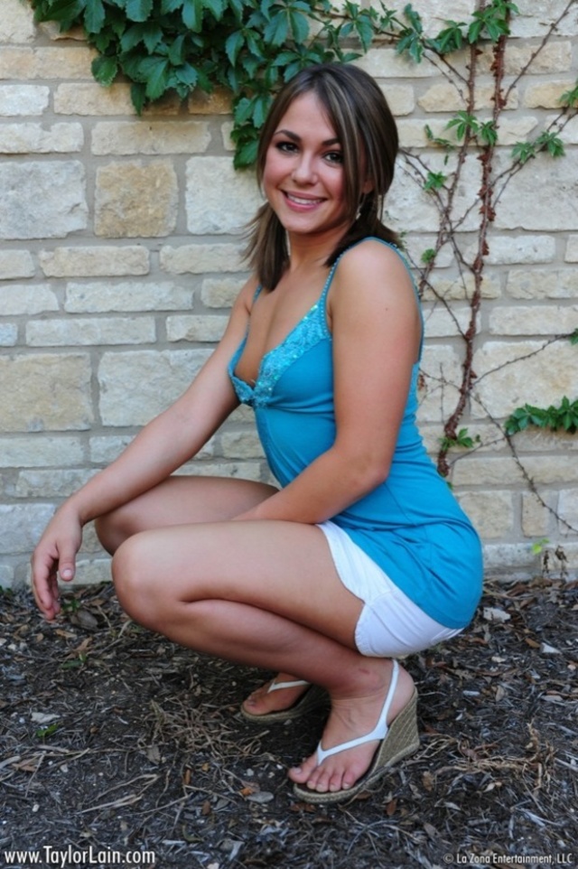 'Taylor Lain By The Wall' with  via taylorlain.com - Pic #5