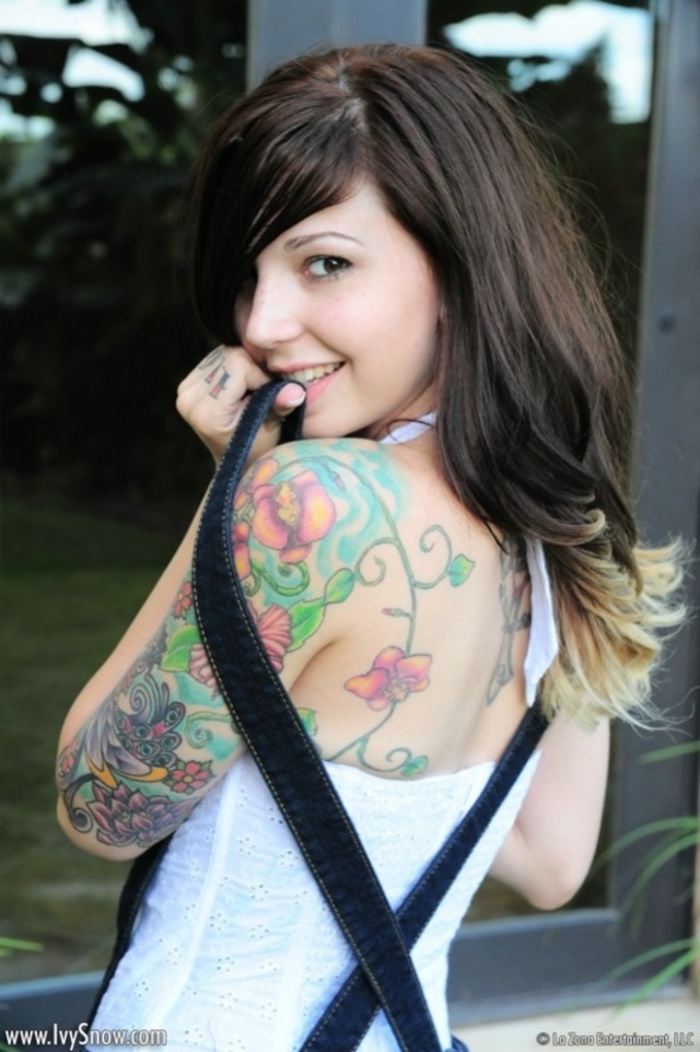 'Ivy Snow Suspenders' with  via ivysnow.com - Pic #6