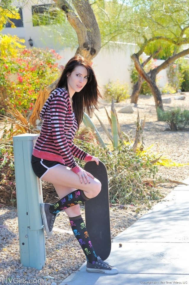 'Aiden Sexy Skater For FTV Girls' with Aiden via FTV Girls - Pic #1