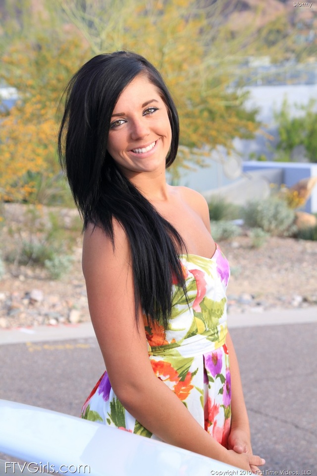 'Stormy Flowers For FTV Girls' with Stormy via FTV Girls - Pic #1