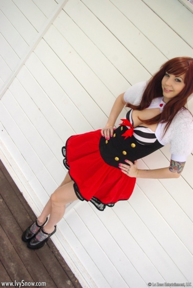 'Sexy Sailor Ivy Snow' with Ivy Snow via ivysnow.com - Pic #2
