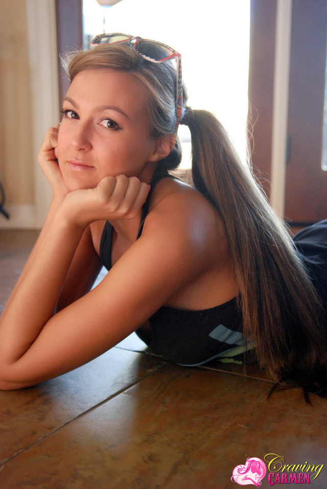 'Carving Carmen Pink White Socks' with Carving Carmen via cravingcarmen.com - Pic #9