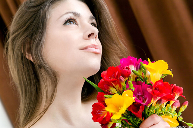 'Femjoy Premiere with Adorable Teen Elina S' with Elina S via Femjoy - Pic #12