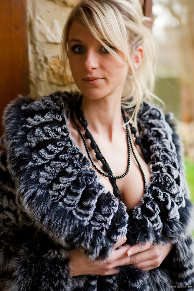 'Blonde Babe Thea in Black Lingerie for Breath Takers' with Thea via Breath-Takers - Pic #1