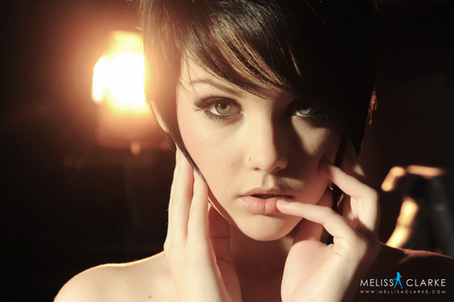 'Sexy Brunette Mellisa Clarke in Jeans Shorts and red Shirt' with Mellisa Clarke via melissaclark.com - Pic #13