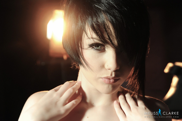 'Sexy Brunette Mellisa Clarke in Jeans Shorts and red Shirt' with Mellisa Clarke via melissaclark.com - Pic #15