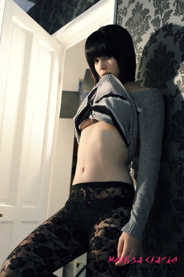 'Glamorous Teen Mellisa clarke in Black Lace Pants' with Mellisa Clarke via mellisaclarke.com - Pic #4