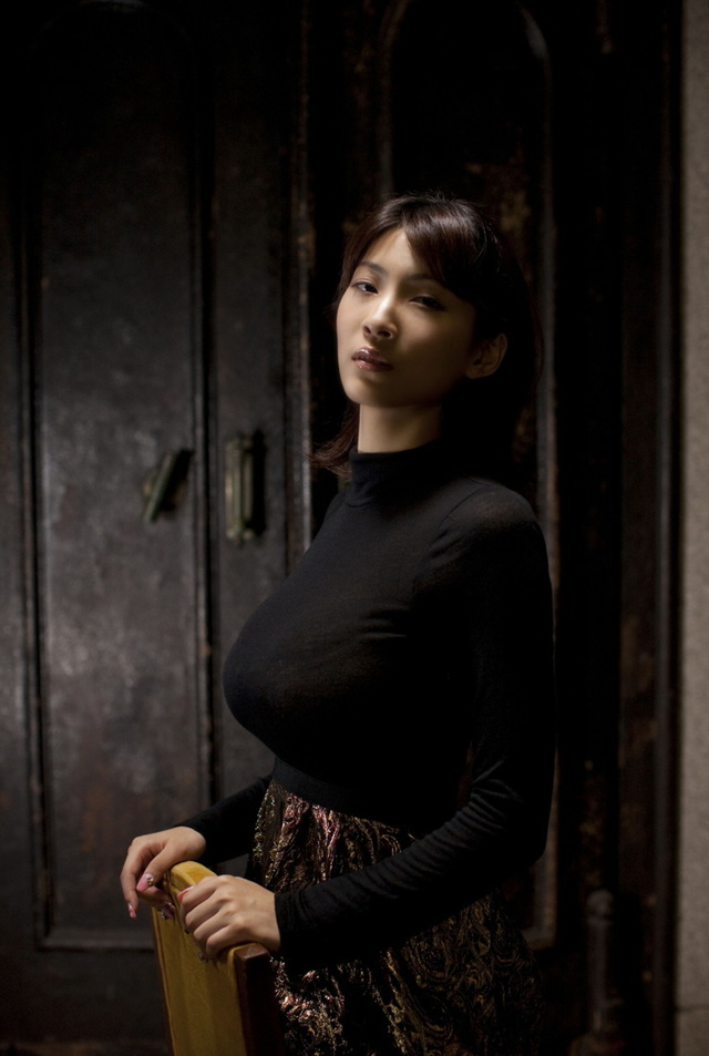 'Gorgeous Busty Asian AV Model' with Asana Mamoru via All Gravure - Pic #9