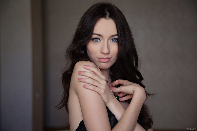 'Stunning Blue-Eyed Teen Zsanett Tormay in Cosmima via Met-Art' with Zsanett Tormay via Met-Art - Pic #5