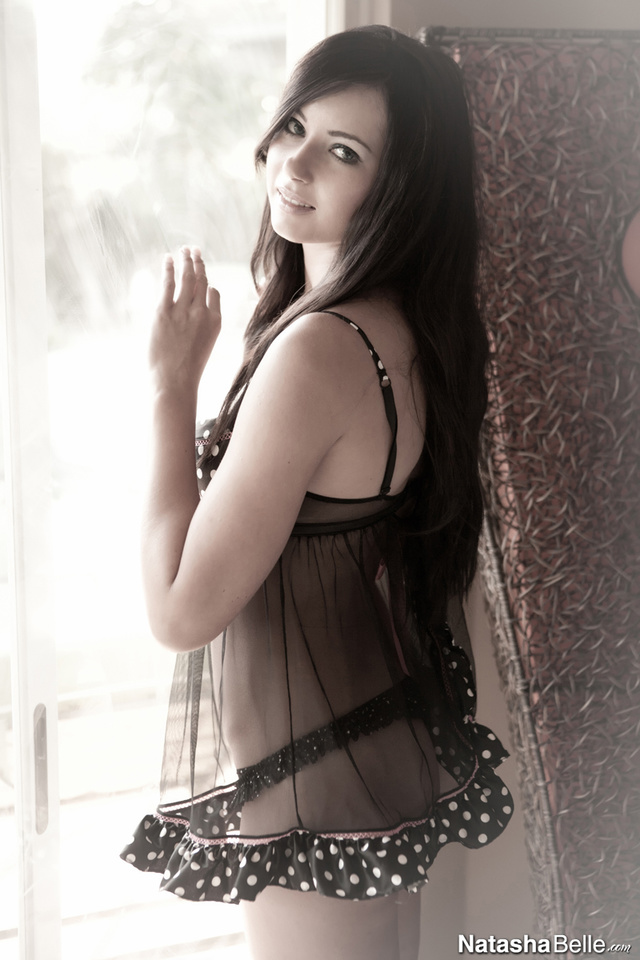 'Natasha Belle in Polka Dotted Babydoll' with Natasha Belle via Natasha Belle - Pic #9