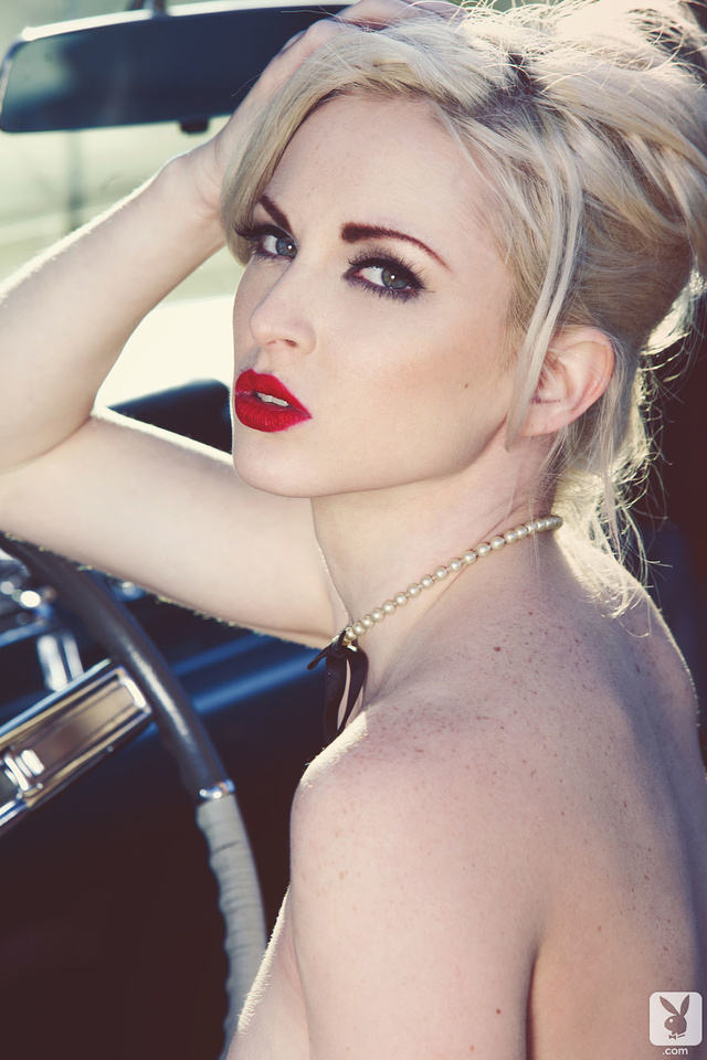 'Carissa White Sexy Vintage Vixen via Playboy' with Carissa White via Playboy Plus - Pic #3