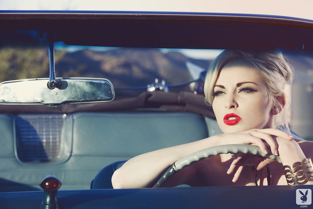 'Carissa White Sexy Vintage Vixen via Playboy' with Carissa White via Playboy Plus - Pic #4