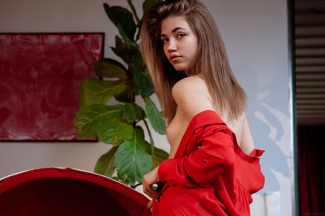 'Young Brunette Babe Jasmina Via Met-Art' with Jasmina via Met-Art - Pic #6