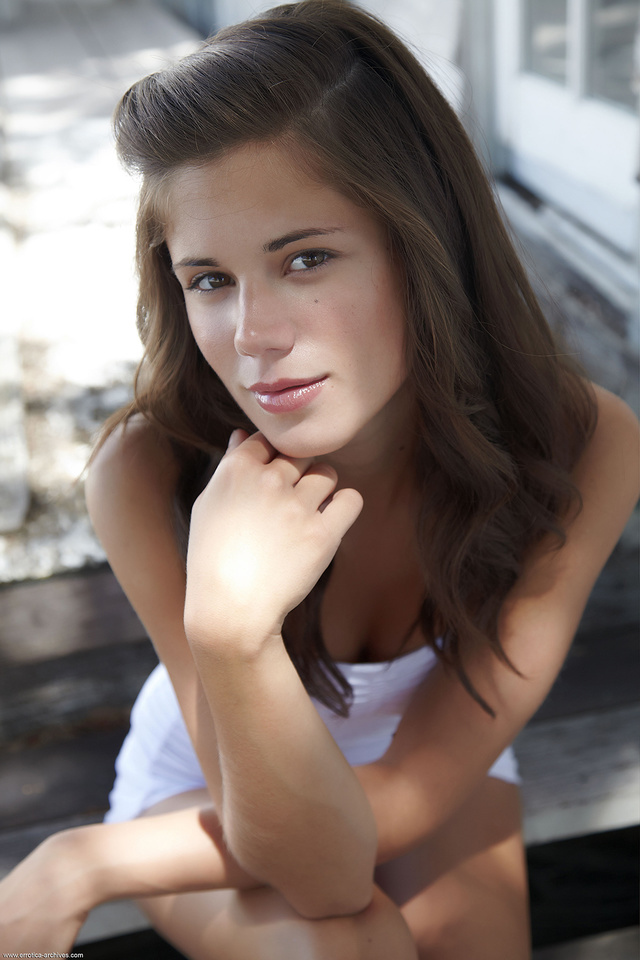 'Innocent Brunette Little Caprice Via Errotica-Archives' with Little Caprice via Errotica-Archives - Pic #2