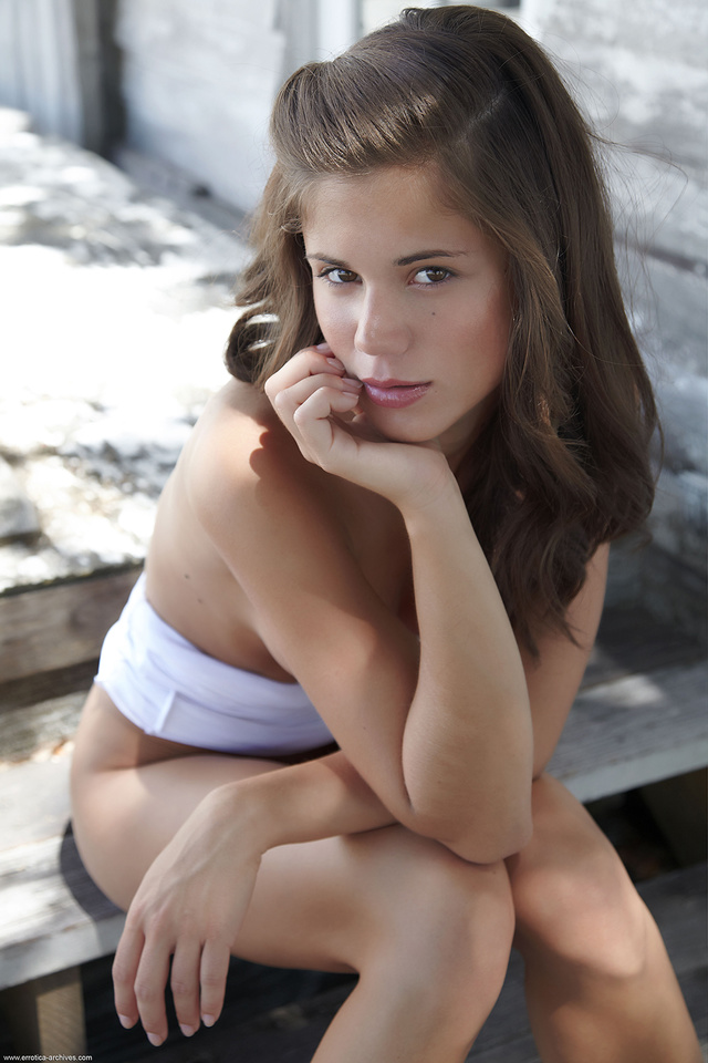 'Innocent Brunette Little Caprice Via Errotica-Archives' with Little Caprice via Errotica-Archives - Pic #7
