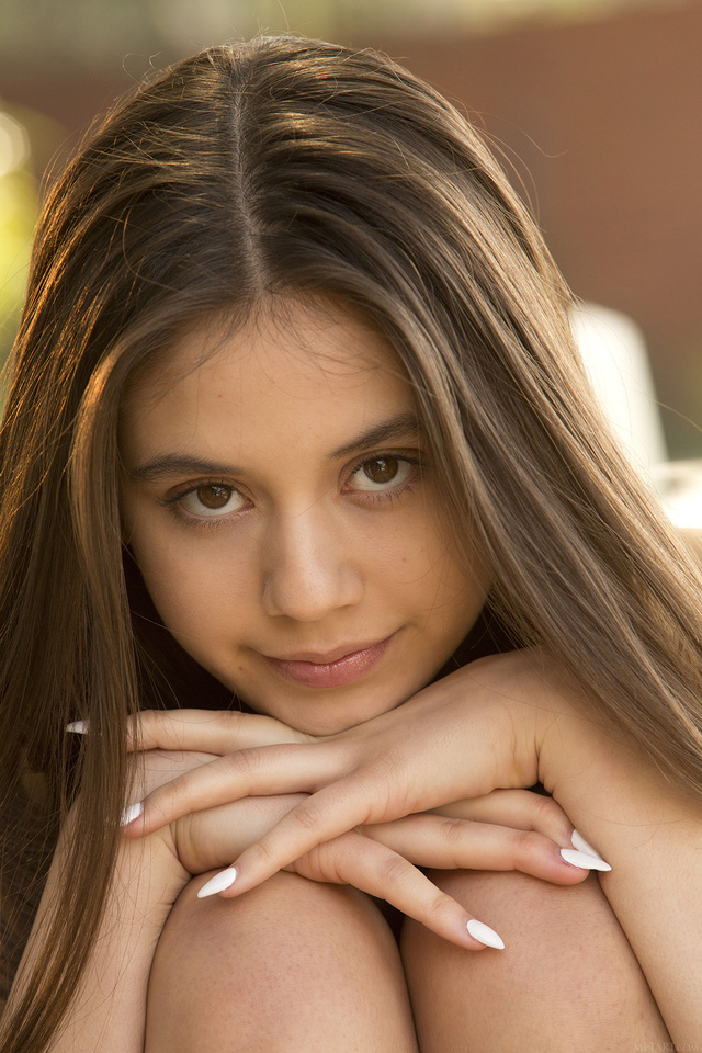 'Cute Brunette Teen Lucy Dollvia Met-Art' with Lucy Doll via Met-Art - Pic #15