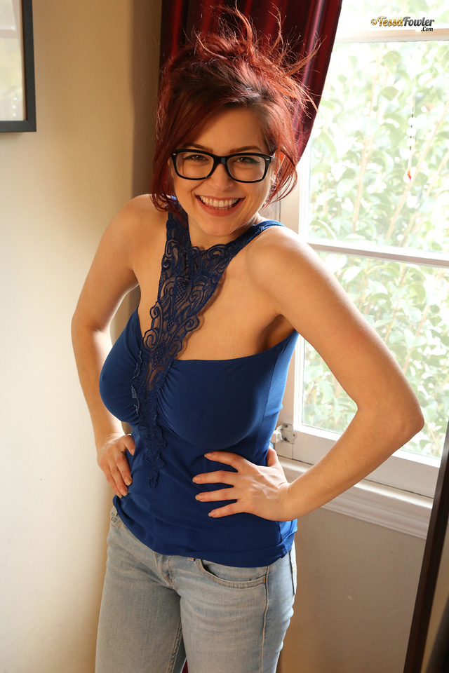 'Royal Blue Top' with Tessa Fowler via Tessa Fowler Official - Pic #2