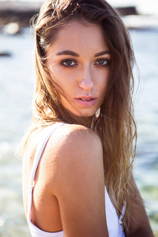 'Brunette Beauty Nicola Paul Via Page 3' with Nicola Paul via Mr Skin - Pic #3