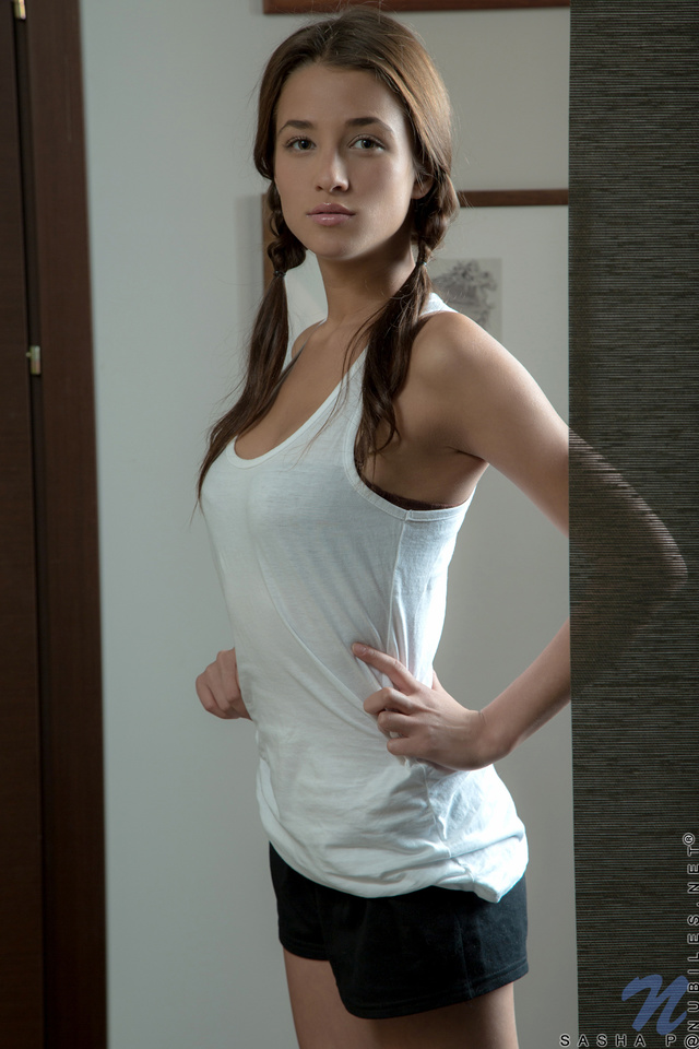 'Lovely Pigtails' with Sasha P via Nubiles - Pic #3