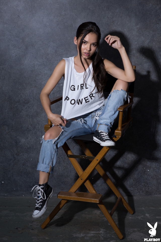 'Breaking The Rules' with Dominique Gabrielle via Playboy - Pic #3
