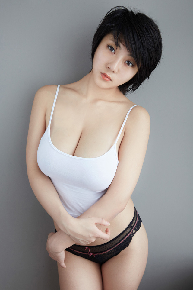 'Wet White Bodysuit' with Yoyo via All Gravure - Pic #1