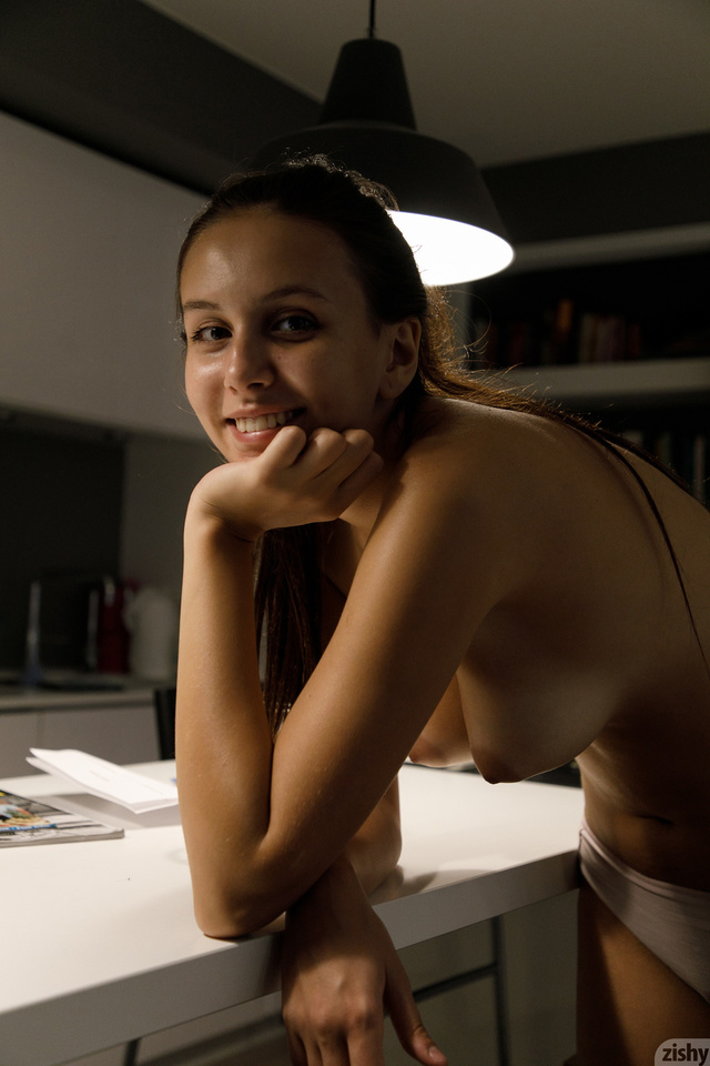 'Naked Stretching' with Jessica Albanka via Zishy - Pic #13
