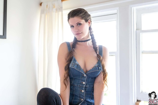 'Braids And Denim' with Aprilblaze via Suicide Girls - Pic #5