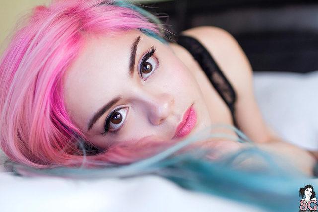 'Cotton Candy' with Satin via Suicide Girls - Pic #4